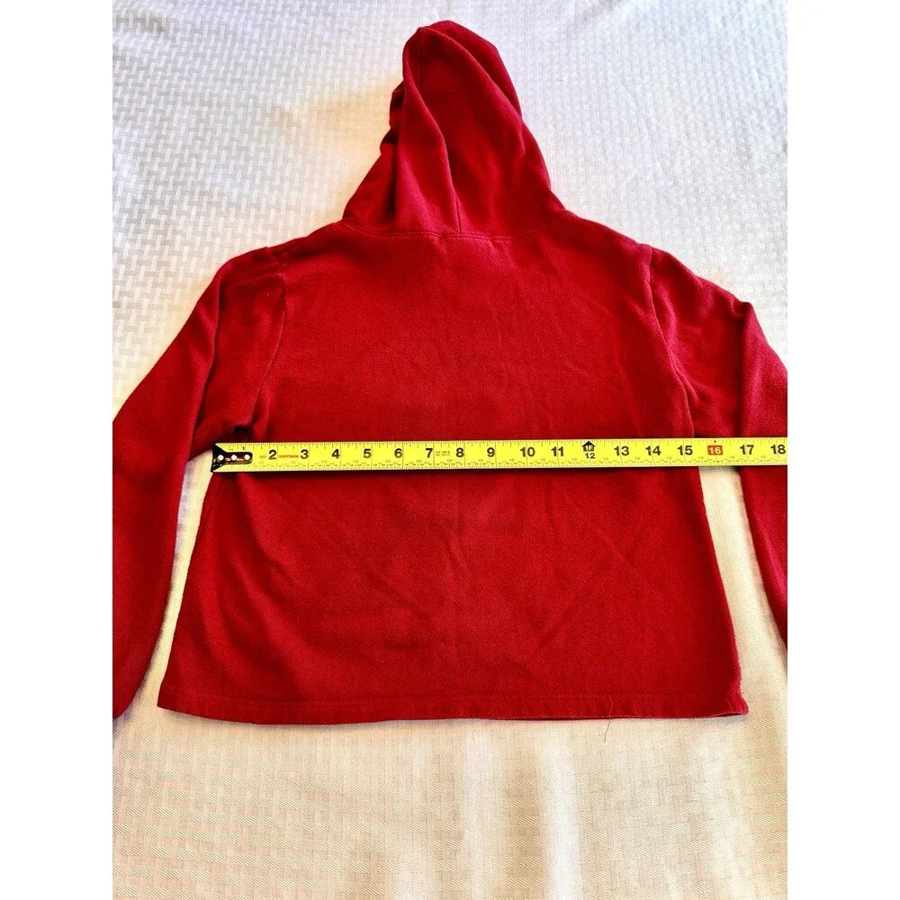 Harry Potter Hogwarts Graphic Hoodie Red Girls Medium 10/12 Wizarding World - Picture 5 of 6